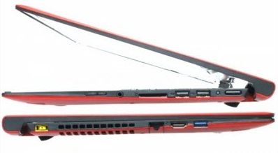 Laptop Lenovo IdeaPad IdeaPad FLEX2 14 Red 15.6” / 4 GB / / Pentium / HD Graphics / Rosu cu negru photo 3